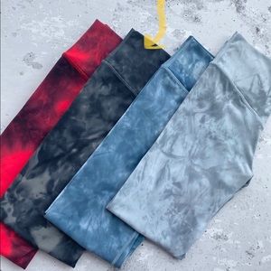 TIE DYE LEGGINGS - SMOKE -